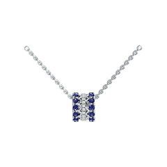 Sterling Silver Circular-Shaped Pendant with White Topaz or Moissanite Syzjewelry