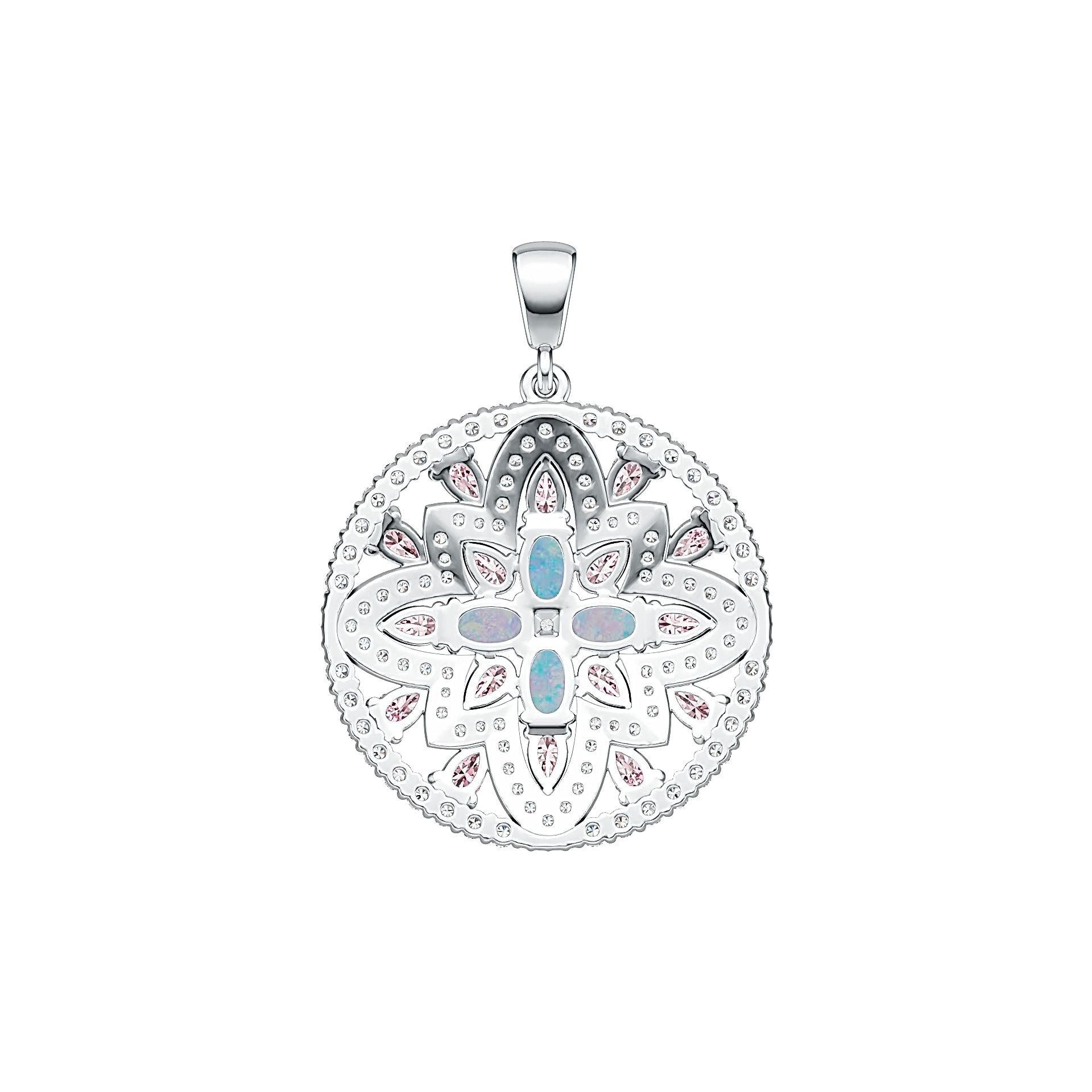 Sterling Silver Semi Mount Pendant Setting Oval OV 6X4mm PE 5X3mm DHJ