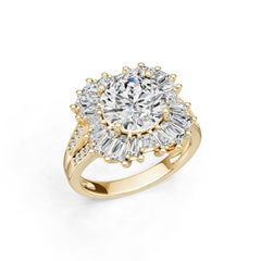 Sterling Silver Semi Mount Ring Setting - GTL20286R
