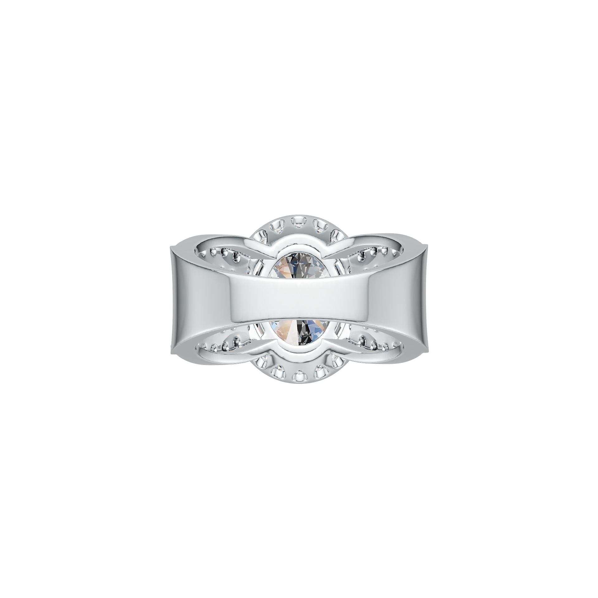 Sterling Silver Semi Mount Ring Setting Oval OV 10X8mm DHJ