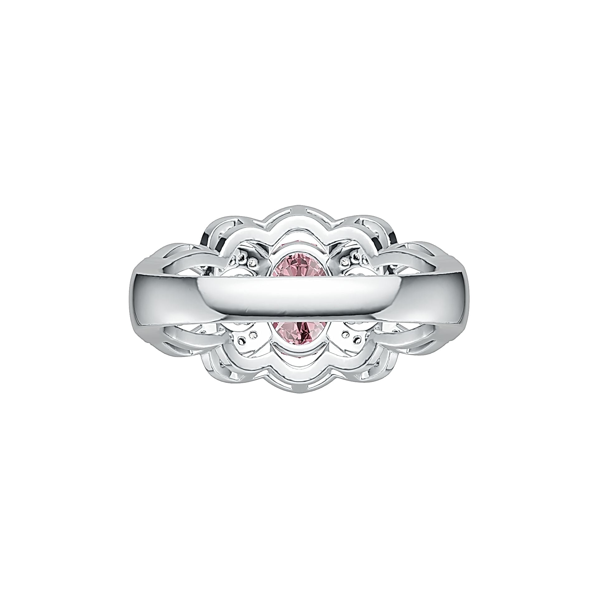 Sterling Silver Semi Mount Ring Setting Oval OV 8X6mm DHJ