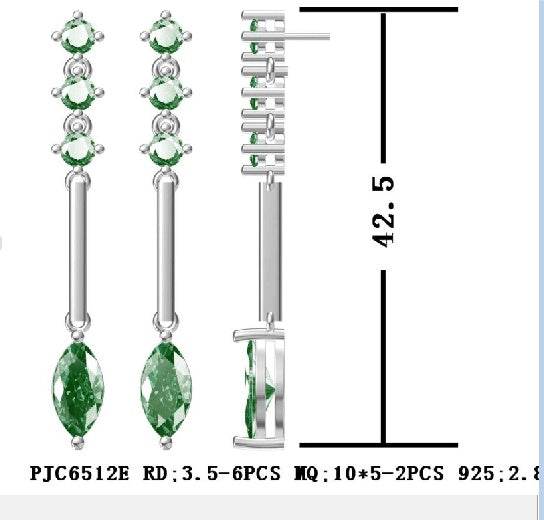 10K Gold Semi Mount Earrings Setting Marquise MQ 10X5mm DHJ