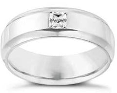 10K Gold Semi Mount Ring Setting Cushion CU 4X4mm DHJ