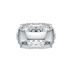 18K Gold Semi Mount Ring Setting Round RD 3.5mm DHJ