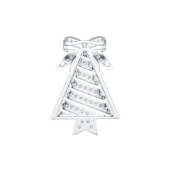 Platinum Pendant with or Moissanite Christmas Tree Theme Diamond Accent DHJ