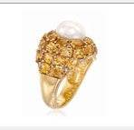 10K Gold Semi Mount Ring Setting Oval OV 10X8mm Moissanite Accent DHJ