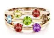 14K Gold Semi Mount Ring Setting Round RD 4x4mm DHJ