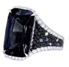 Platinum Semi Mount Ring Setting Cushion CU 14X10mm Diamond Accent DHJ