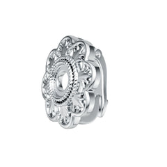 Sterling Silver Semi Mount Pendant Setting Round Rd DHJ