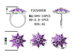 10K Gold Semi Mount Ring Setting Marquise MQ 6X3mm Moissanite Accent DHJ