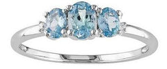 14K Gold Semi Mount Ring Setting Oval OV 6X4mm Diamond Accent DHJ