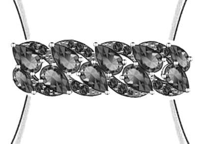Platinum Semi Mount Ring Setting Pear PE 5X3mm Diamond Accent DHJ