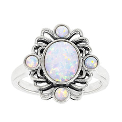Platinum Semi Mount Ring Setting Oval OV 10X8mm Cabochon DHJ