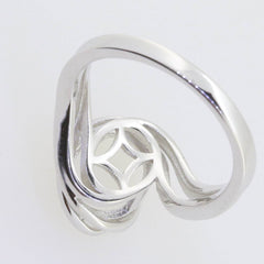 18K Gold Semi Mount Ring Setting Oval OV 11x9mm Contemporary Syzjewelry