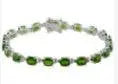14K Gold Semi Mount Tennis Bracelet Setting Oval OV 6X4mm DHJ