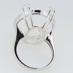 10K Gold Semi Mount Ring Setting Oval OV 27X21mm PJC3542R Syzjewelry