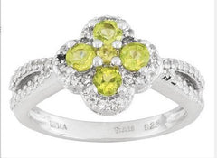 Platinum Semi Mount Ring Setting Round RD 3.5mm Diamond Accent DHJ