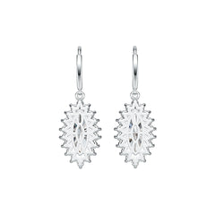 18K Gold Semi Mount Earrings Setting Marquise MQ 15X7mm Diamond Accent DHJ