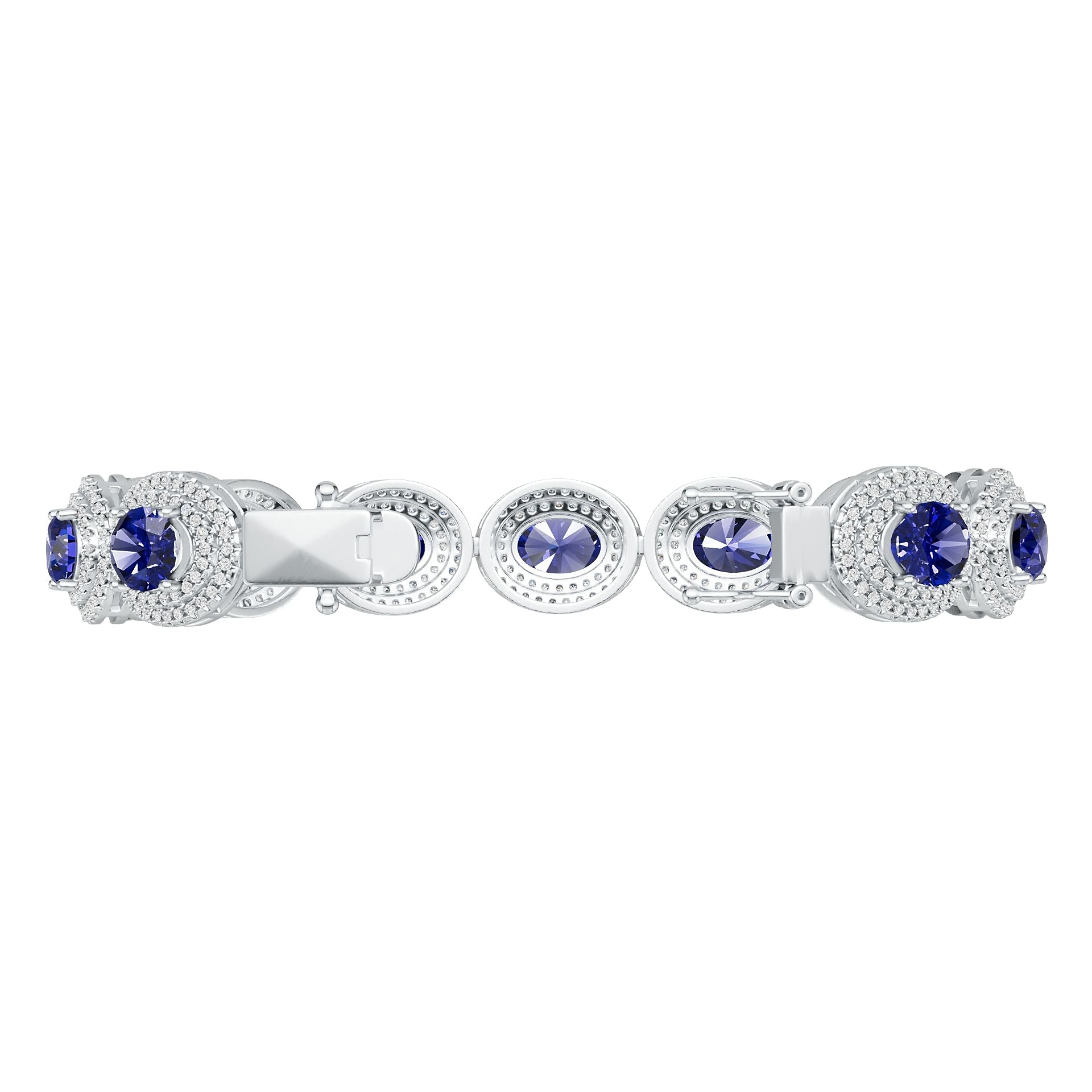 Sterling Silver Semi Mount Tennis Bracelet Setting Round Rd DHJ