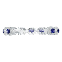 Sterling Silver Semi Mount Tennis Bracelet Setting Round Rd DHJ
