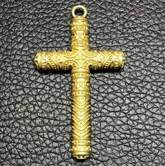 Platinum Pendant Solid Cross Theme DHJ