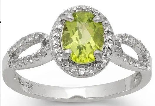 Platinum Semi Mount Ring Setting Oval OV 8X6mm Diamond Accent DHJ