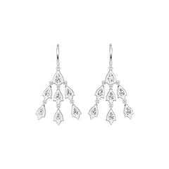 14K Gold Semi Mount Earrings Setting Pear PE 8X6mm PE 7X5mm DHJ