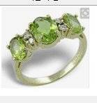 10K Gold Semi Mount Ring Setting Oval OV 8X6mm OV 7X5mm with Moissanite Accent DHJ