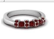 Platinum Semi Mount Ring Setting Round RD 7X7mm with Diamond Accent DHJ