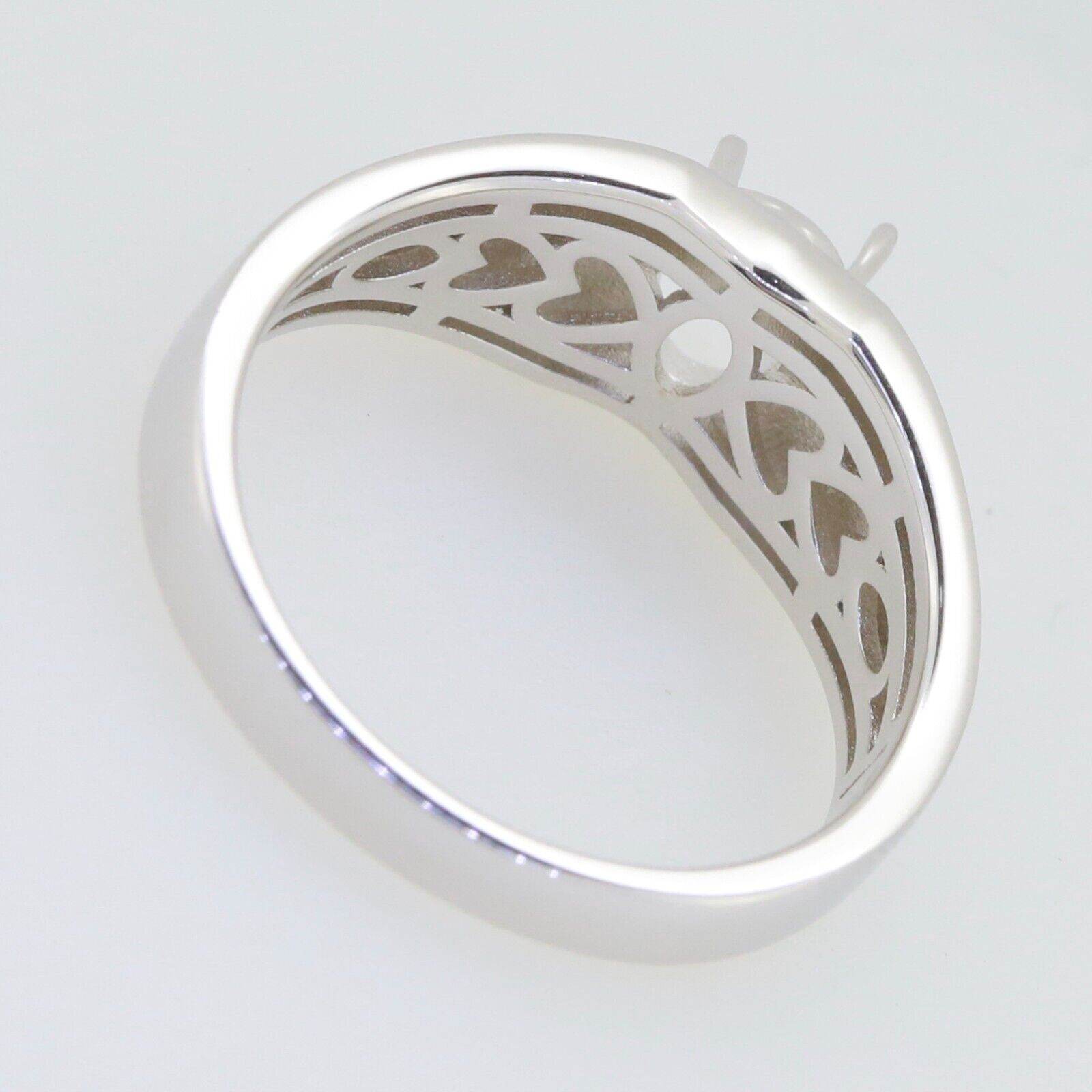 Men's 14K Gold Semi Mount Ring Setting Oval OV 8x6mm White Topa Diamond Accent Syzjewelry