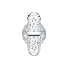 10K Gold Semi Mount Ring Setting Marquise MQ 5X2.5mm Moissanite Accent DHJ