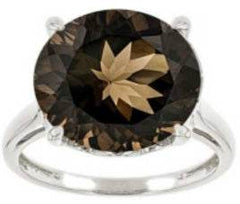 Platinum Semi Mount Ring Setting Round RD 12x12mm DHJ