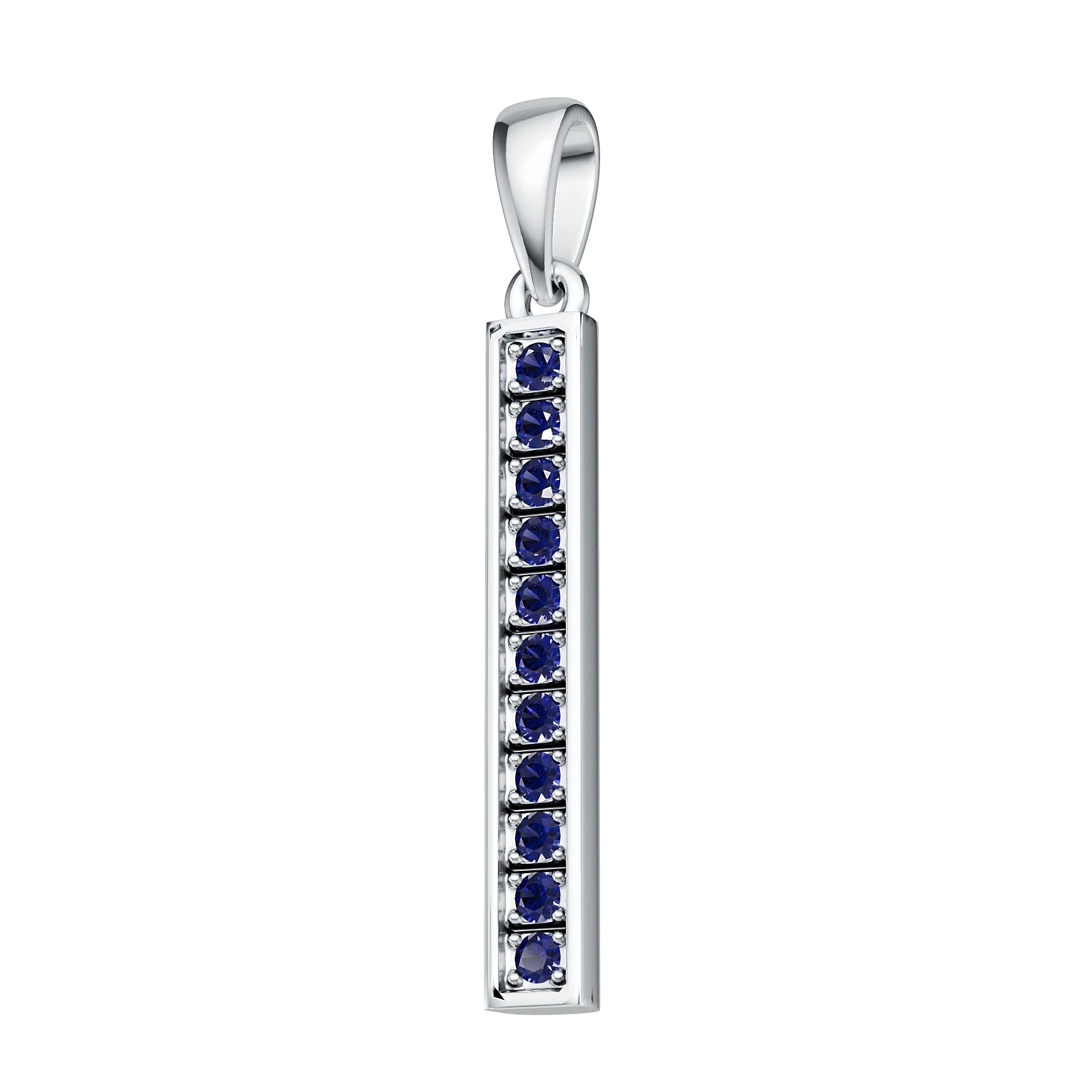 Sterling Silver Semi Mount Pendant Setting Round Rd DHJ