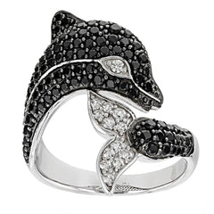 14K Gold Semi Mount Ring Setting Round RD 1.5mm Diamond Accent DHJ