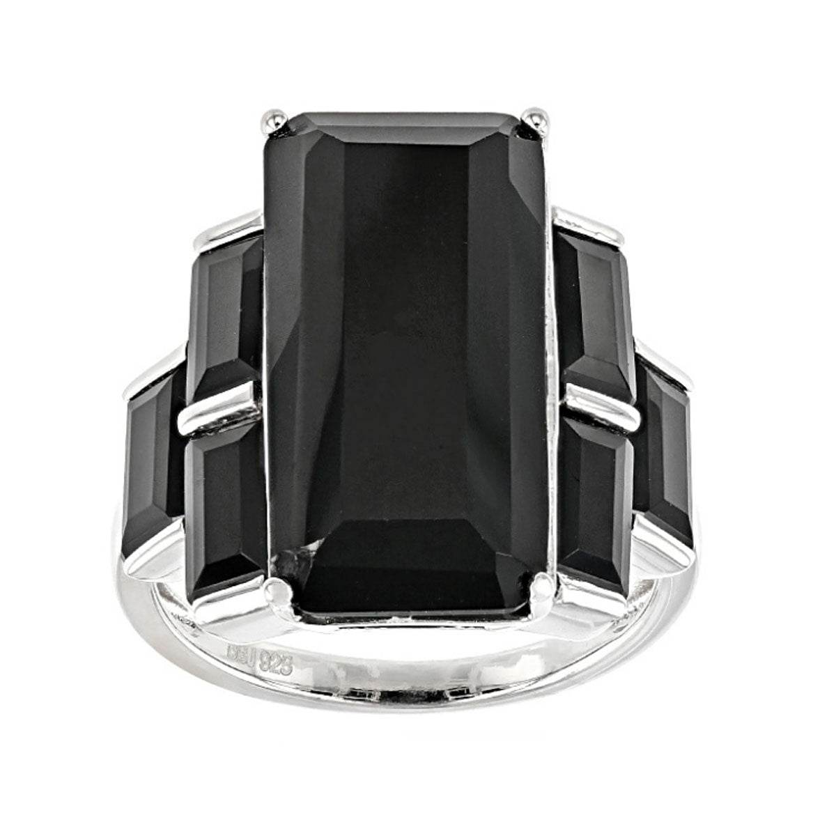 10K Gold Semi Mount Ring Setting Emerald OCT 20X12mm BG 7X4mm DHJ