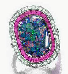 10K Gold Semi Mount Ring Setting Cushion CU 14X10mm Cabochon Moissanite Accent DHJ