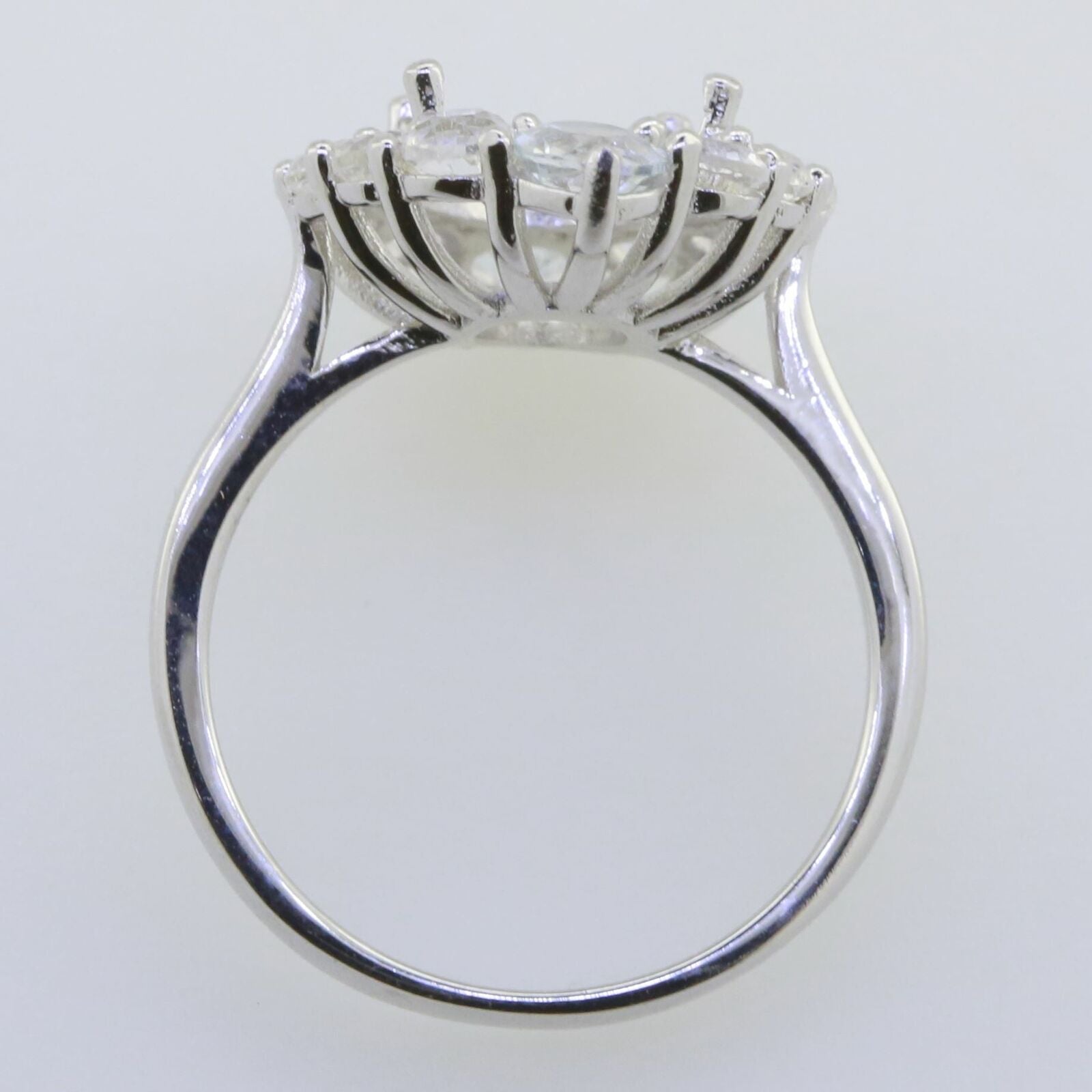 14K Gold Semi Mount Ring Setting Oval OV 11x9mm Diamond Accent Syzjewelry