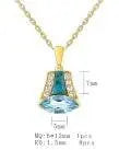 Platinum Semi Mount Pendant Setting Cab 11X7mm Marquise MQ 12X6mm Diamond Accent DHJ