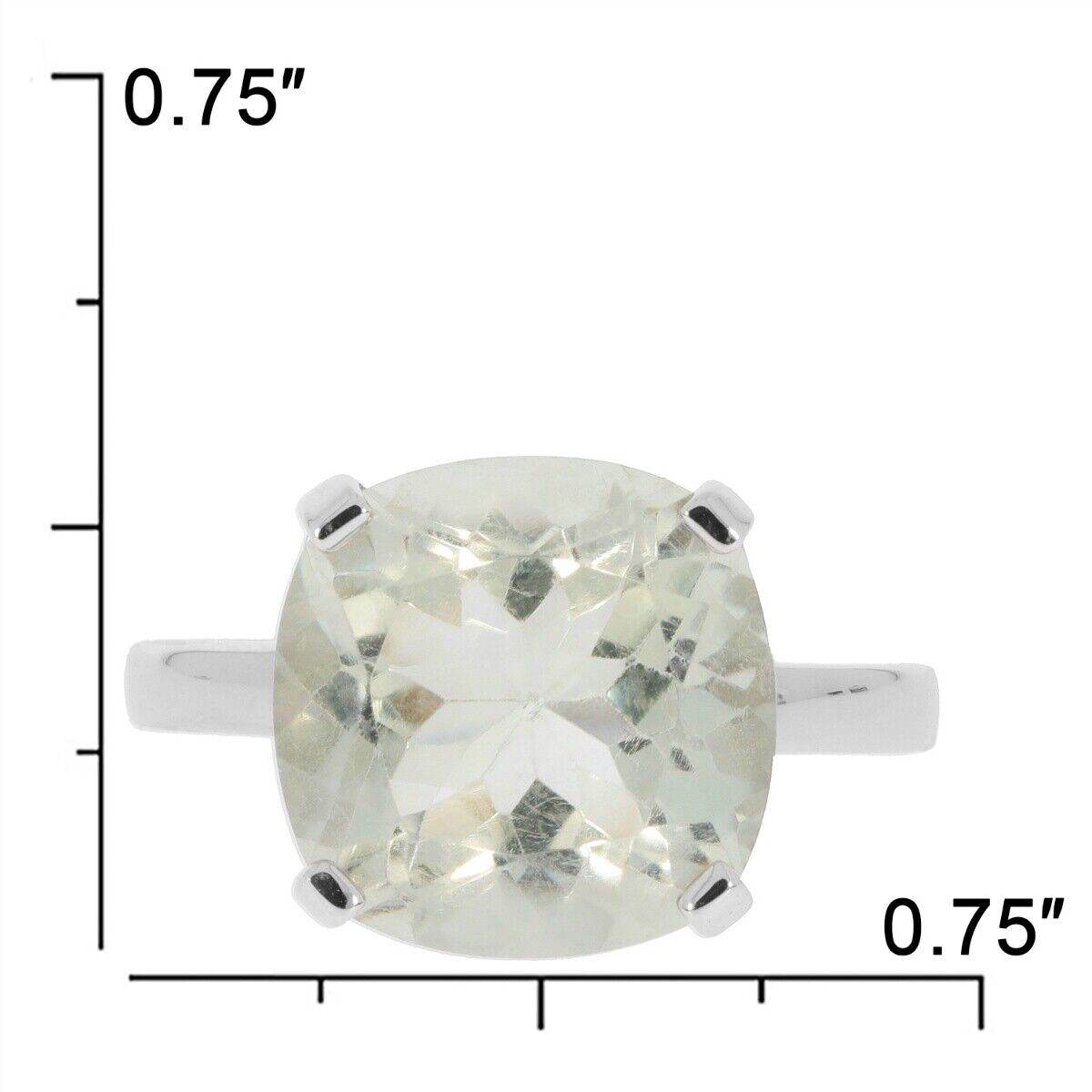 Platinum Semi Mount Ring Setting CU 12x12mm Solitaire Syzjewelry