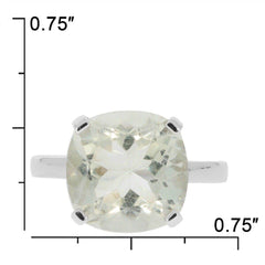 Platinum Semi Mount Ring Setting CU 12x12mm Solitaire Syzjewelry