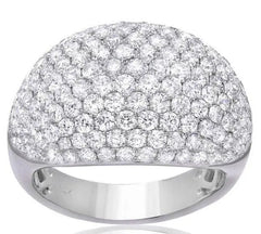 14K Gold Semi Mount Ring Setting Round RD 2x2mm Diamond Accent DHJ