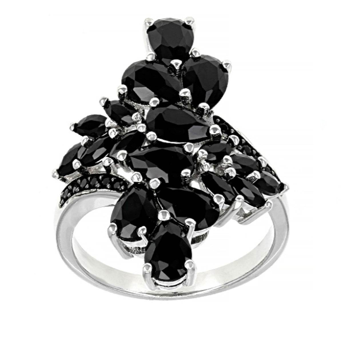 10K Gold Semi Mount Ring Setting Pear PE 6X4mm MQ 4X2mm Moissanite Accent DHJ