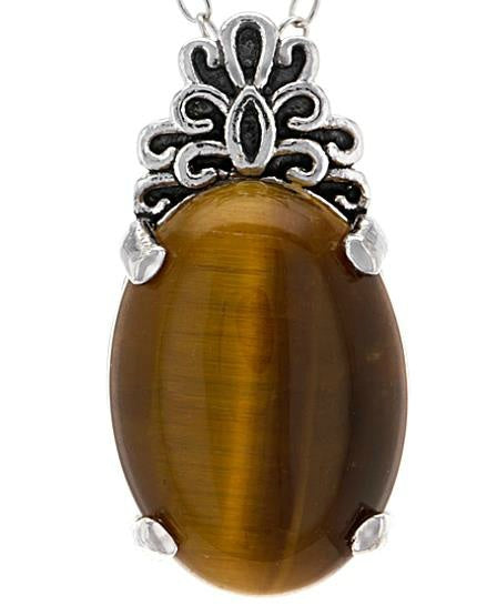10K Gold Semi Mount Pendant Setting Oval OV 14X10mm Vintage Style Cabochon DHJ
