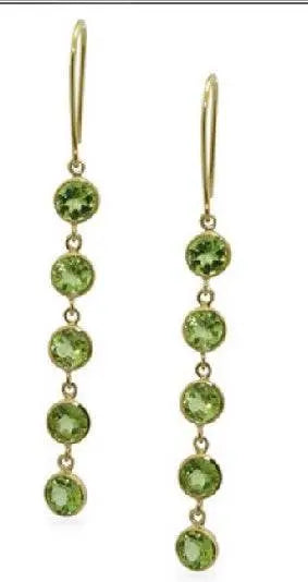10K Gold Semi Mount Earrings Setting Round RD 5x5mm DHJ