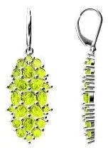 Platinum Semi Mount Earrings Setting Pear PE 5x4mm Diamond Accent DHJ