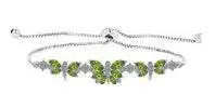18K Gold Semi Mount Tennis Bracelet Setting Marquise MQ 6X3mm 5X2.5mm 4X2mm Diamond Accent DHJ