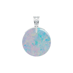 Platinum Semi Mount Pendant Setting Round RD 50.0mm DHJ