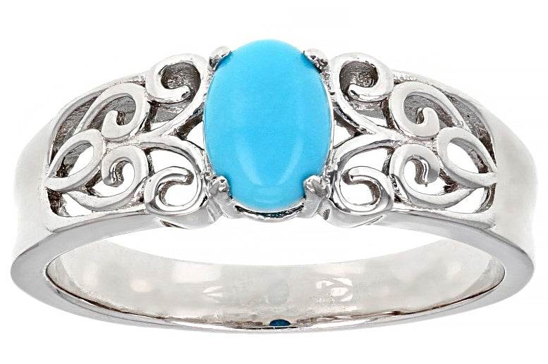 10K Gold Semi Mount Ring Setting Oval OV 7X5mm Cabochon Filigree DHJ