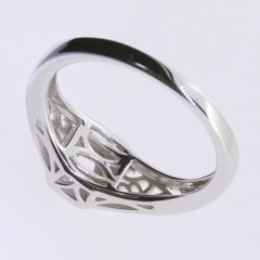 10K Gold Semi Mount Ring Setting Oval OV 6x4mm Vintage Repro Syzjewelry