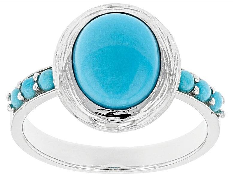 18K Gold Semi Mount Ring Setting Oval OV 10X8mm RD 2X2mm Cabochon Bezel DHJ